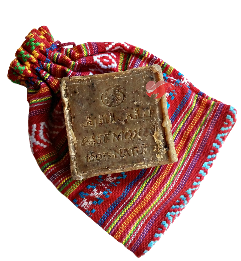 Традиционное арабское мыло Мансорийское AZIZIYA «Дорогая» с маслом арганы и йеменским кофе